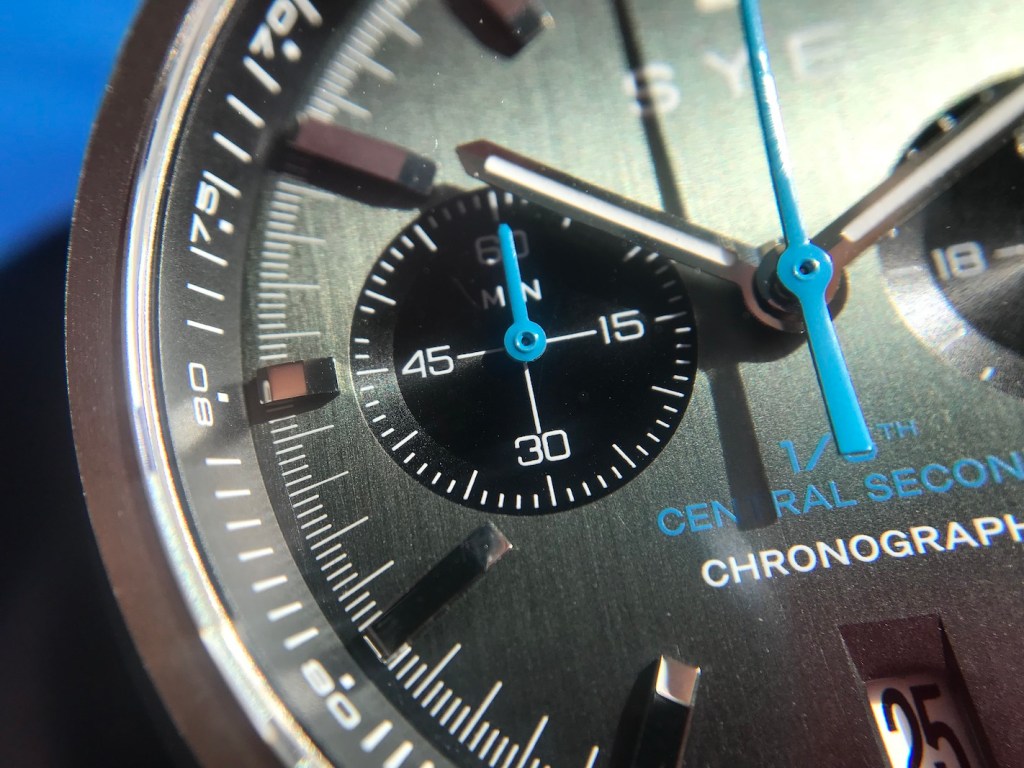 SYE Watch - Minute sub-dial on the [Bullit] Chronograph © Jerry - Clockmetender