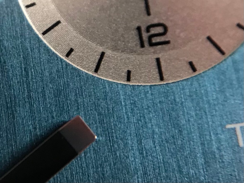 SYE Watches - Surface texture contrast on the [Estoril] dial